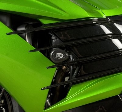 Aero padací chrániče R&G Racing pro motocykly KAWASAKI ZZR1400 ('12-), černé